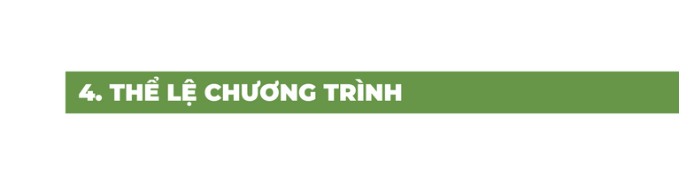 4 THỂ LỆ CHƯƠNG TRÌNH