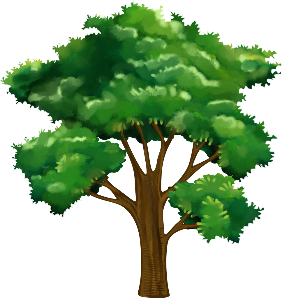 tree painting style
